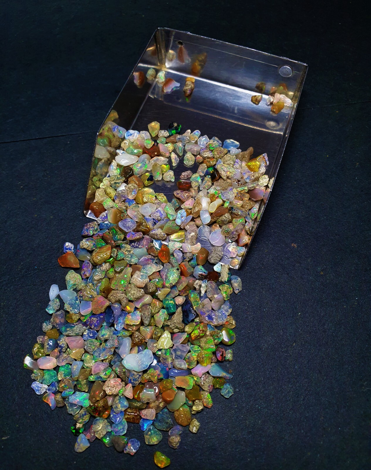 Natural Good Quality Ethiopian Multi Fire Opal Polish Rough Gemstone Lot 100 CT