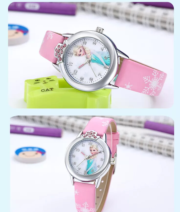 FROZEN KIDS ELSA AND ANNA CHILDREN PARTY GIFT WRIST WATCHES – 3 COLOURS