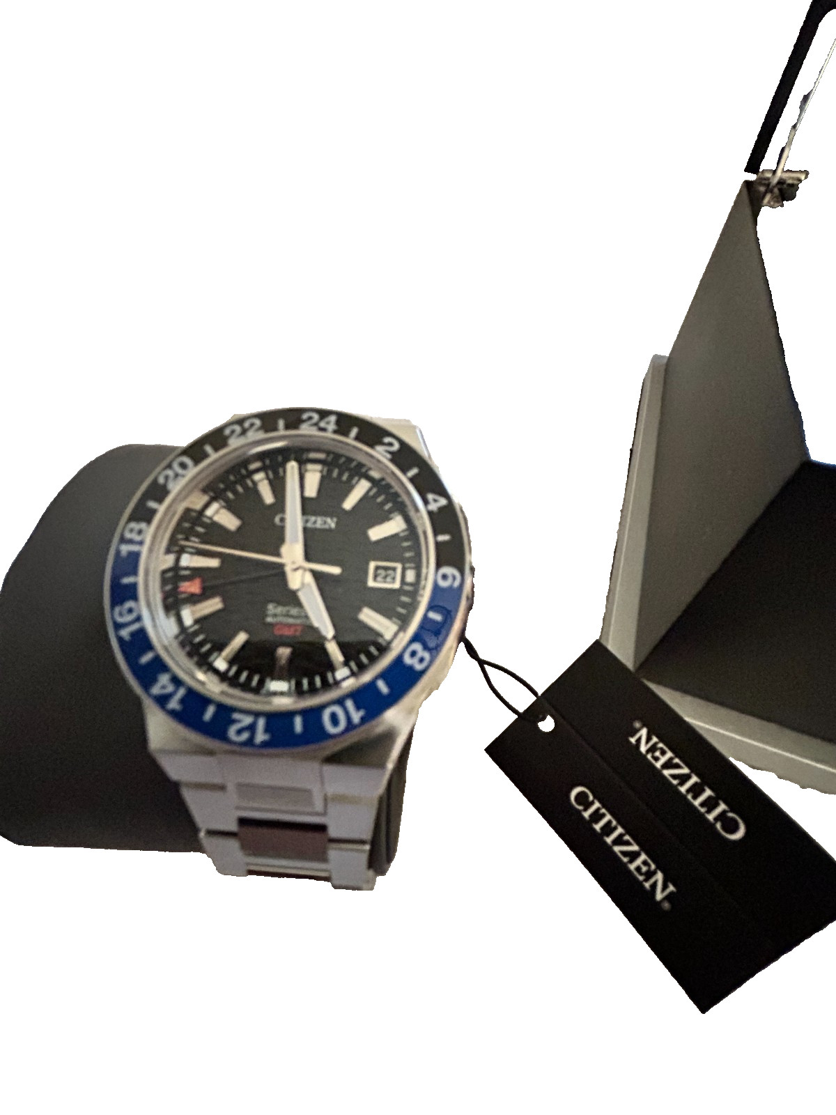 Citizen Watch 880 Series 8 GMT Blue / Black Bezel Batman NB6031-56E TRUE GMT !!!