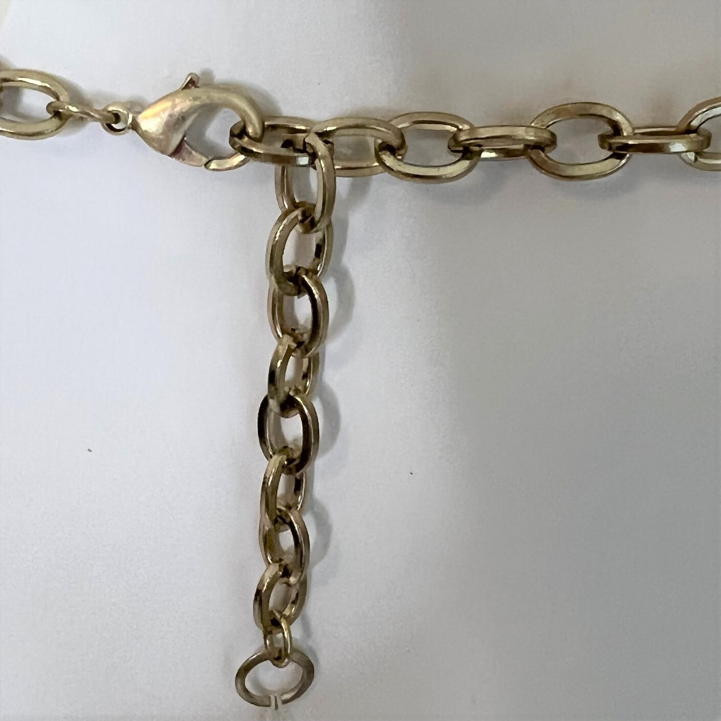Lydell NYC Beaded Chain Multistrand Necklace Multicolor Beads on Gold Chain New