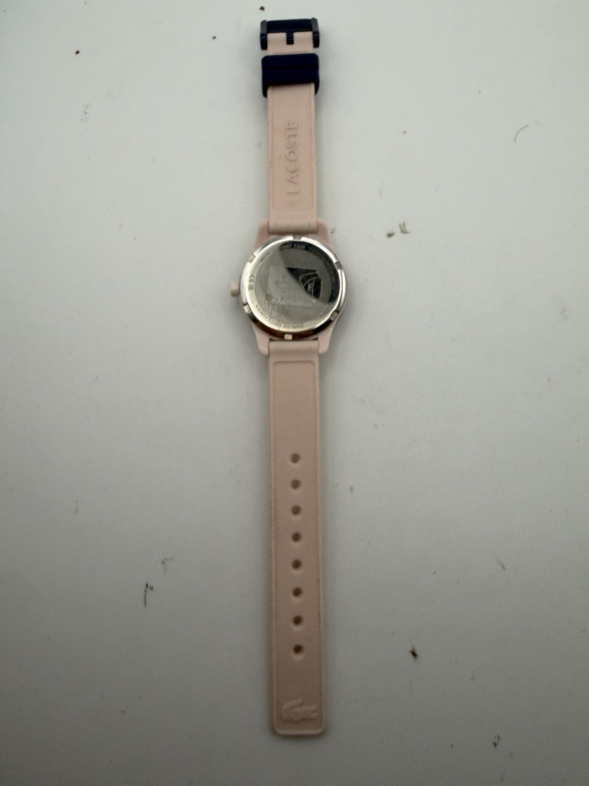 Lacoste 12.12 Holiday Capsule Kids Pink Silicone Strap Watch 30mm