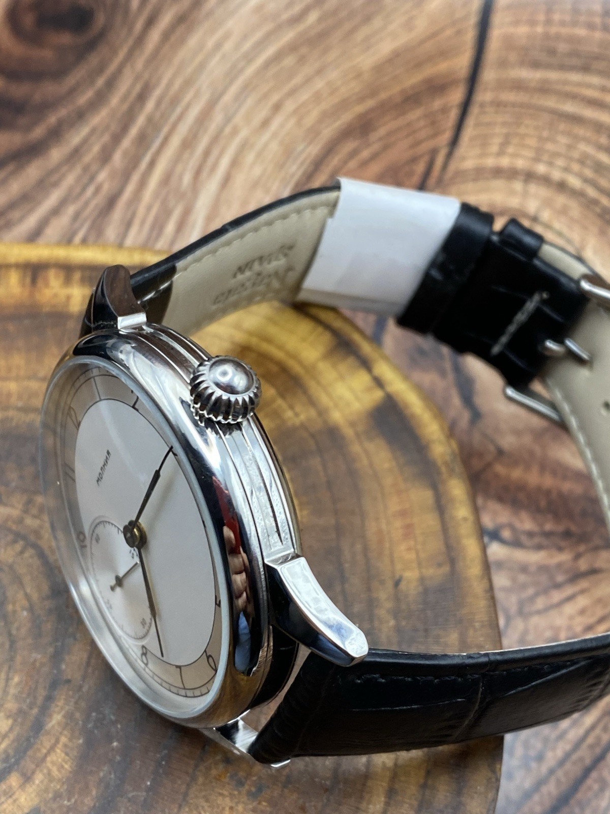 Vintage Watch USSR MARRIAGE Rare Classic Dress Men’s mechanism MOLNIJA 3602
