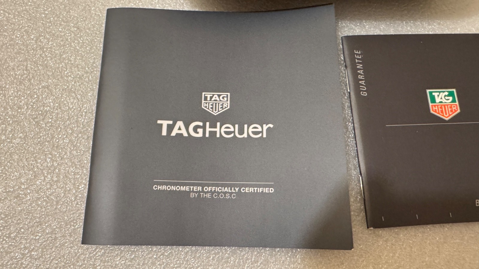 Genuine TAG Heuer Travel Cases Lot + Travel case + User Manual Authentic