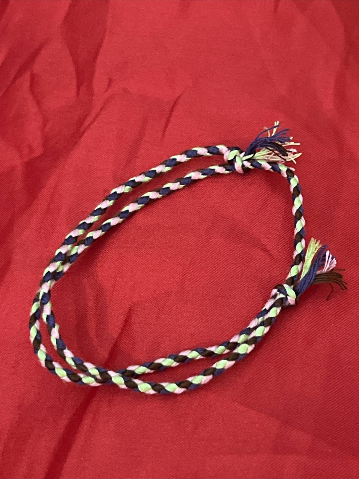 NEW BOHO BRAID THREAD FRIENDSHIP BRACELET ADJUSTABLE LIME PINK PURPLE BROWN NIP