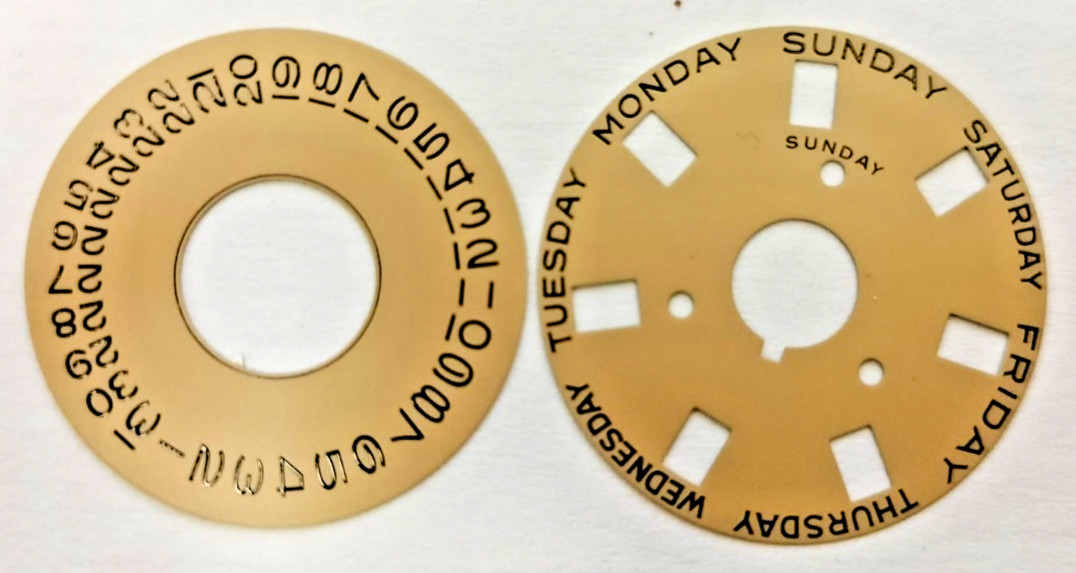 DATE /DAY DISC FOR ROLEX PRESIDENT 3055 18038 18039 18046 18048 CHAMPAGN