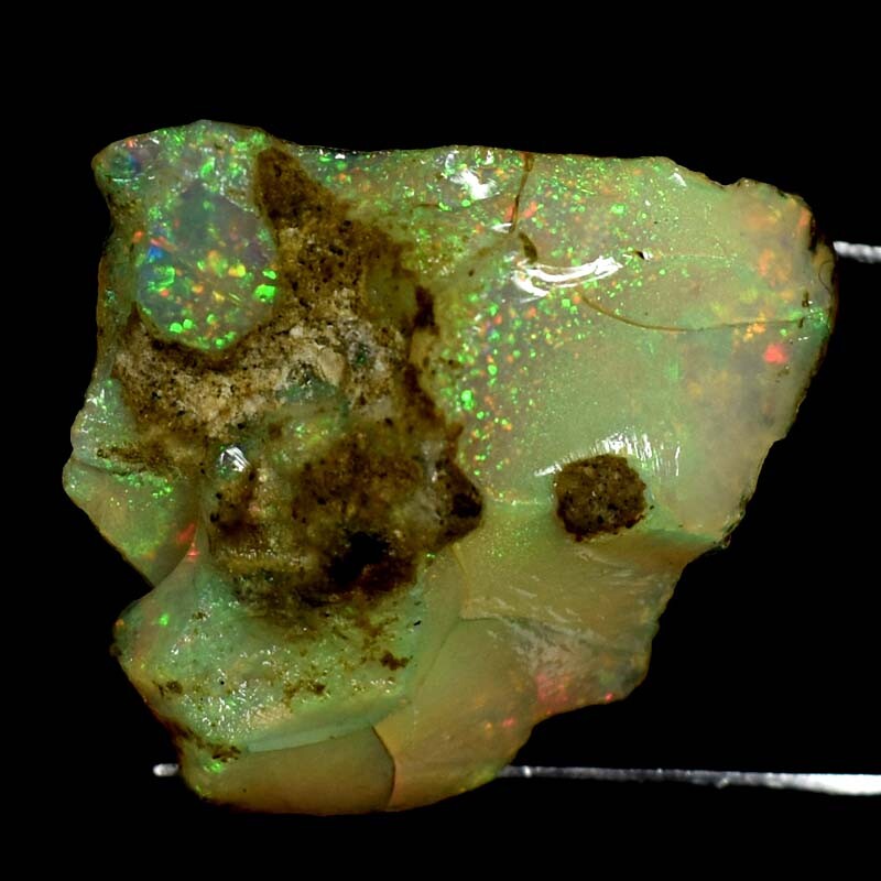 100% Natural Ethiopian Fire Opal Rough Wow” Flashy Loose Gemstones 28.10Cts.