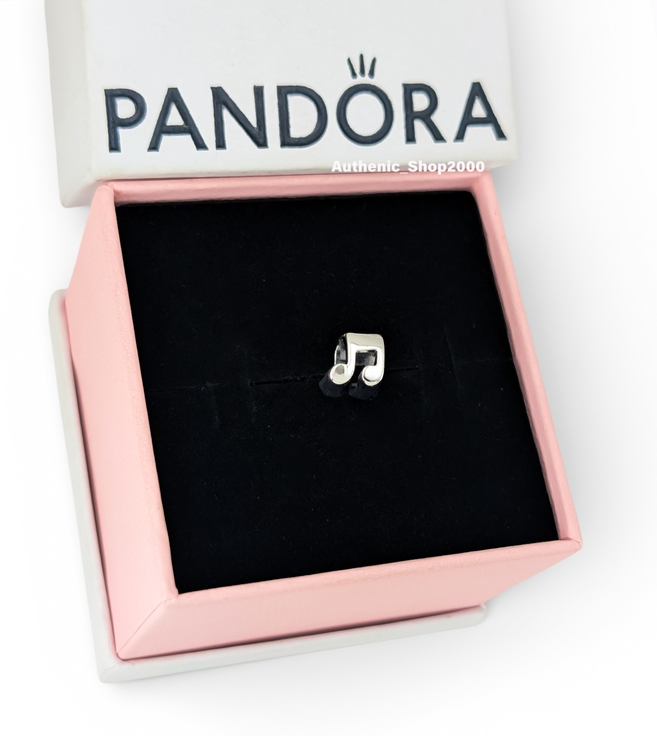 New 100% Authentic PANDORA 925 Ale Silver Music Note Mini Charm 794513C00