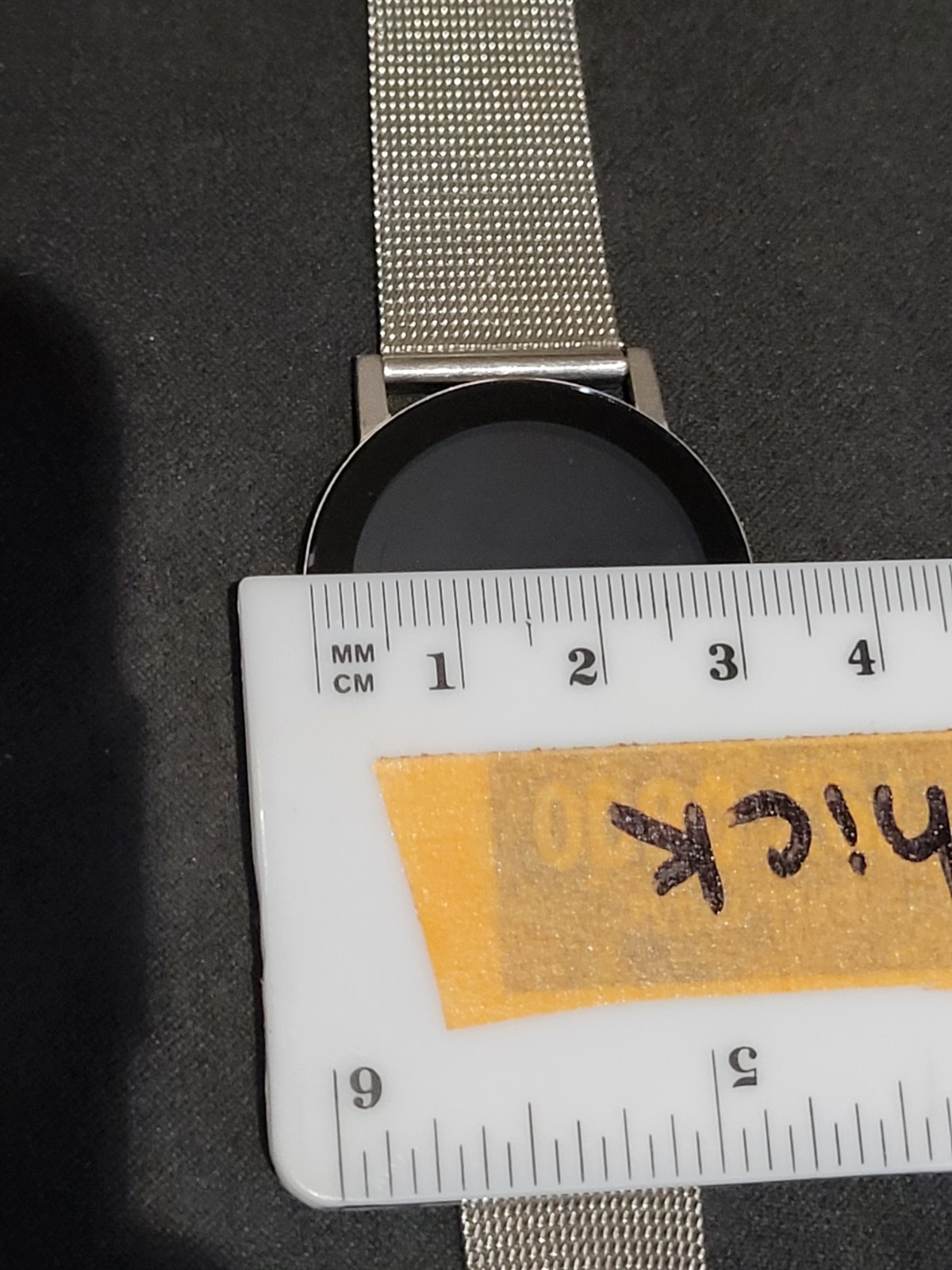 Skagen Steel 39LSSB Mens Watch Mesh Band Ultra Slim New Battery Working