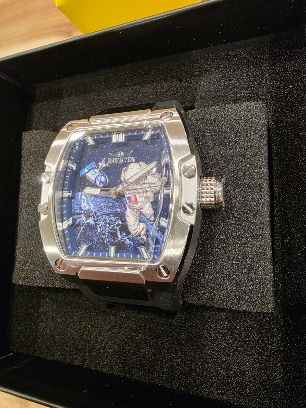 Invicta S1 Rally Moonlander Men’s Watch – 43mm 50643 Blue Glitter Dial New