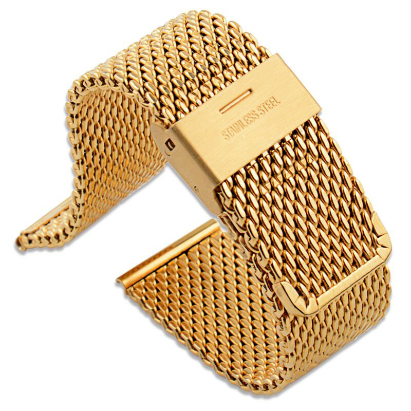 Rugged Stainless Steel Milanese premium Mesh Watch Strap Bracelet 18/20/22/24mm