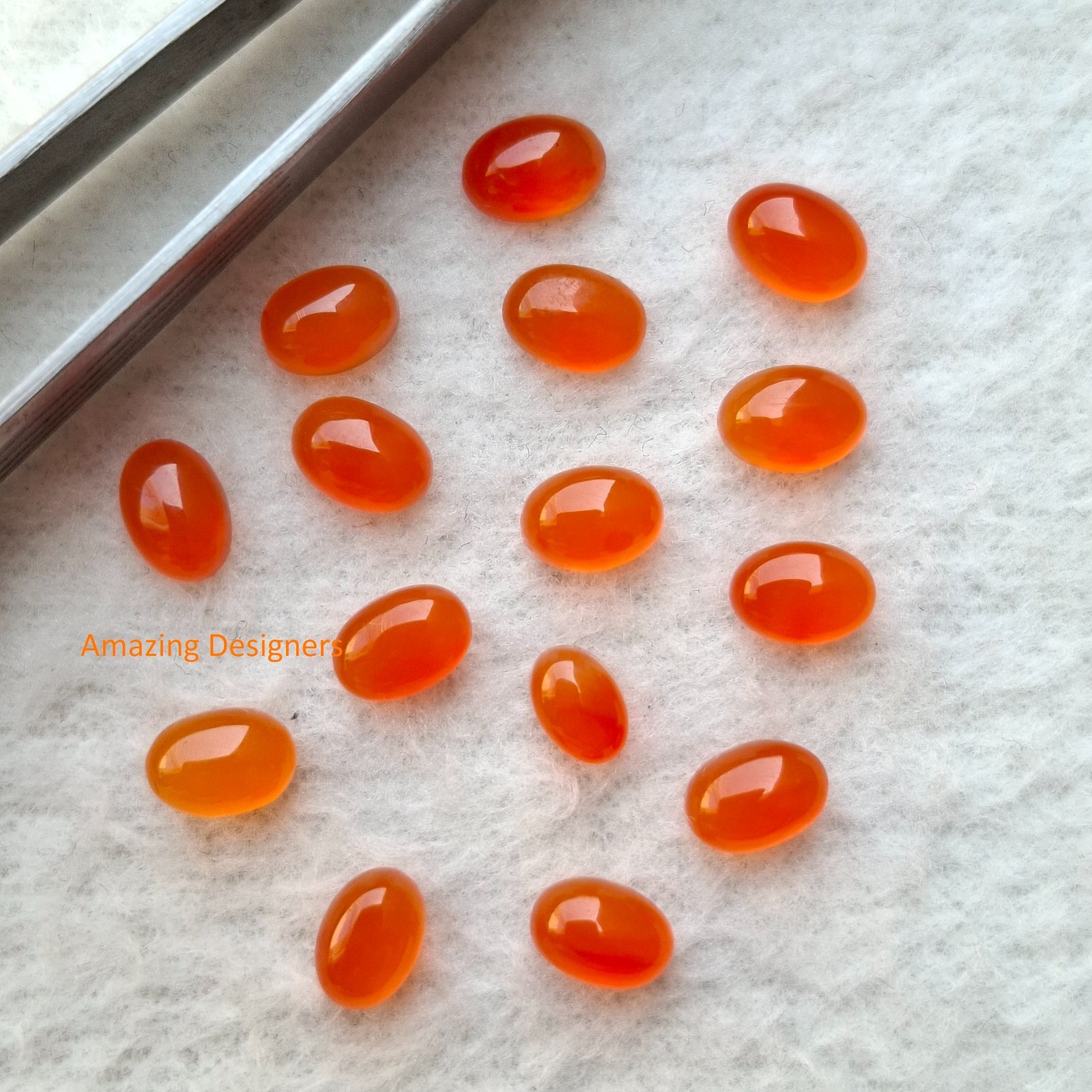 Natural Carnelian Oval Cabochon 5x7mm to 12x16mm Loose Gemstone