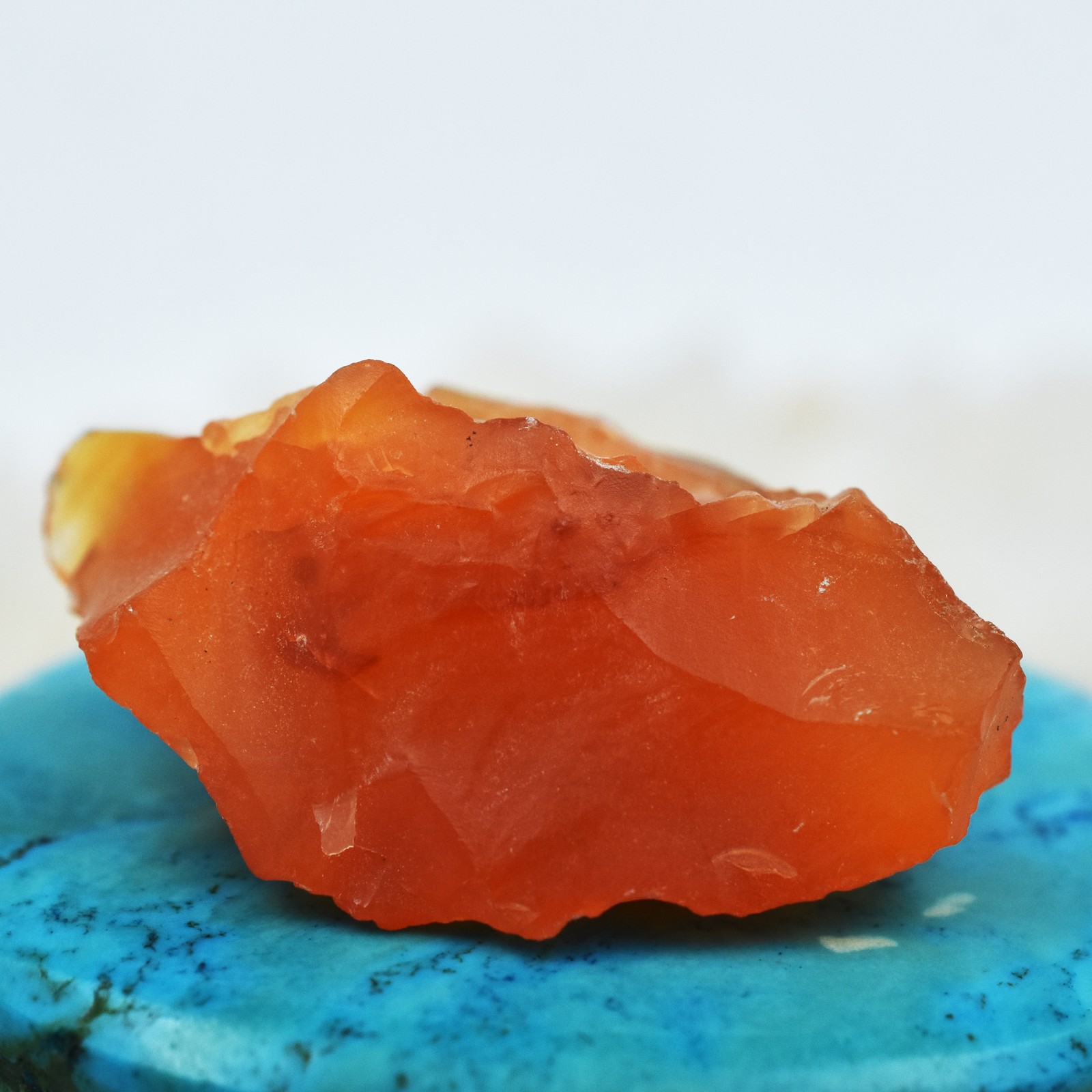 Uncut Orange Sapphire 169.2 Ct Natural Rough SAPPHIRE Certified Gemstone