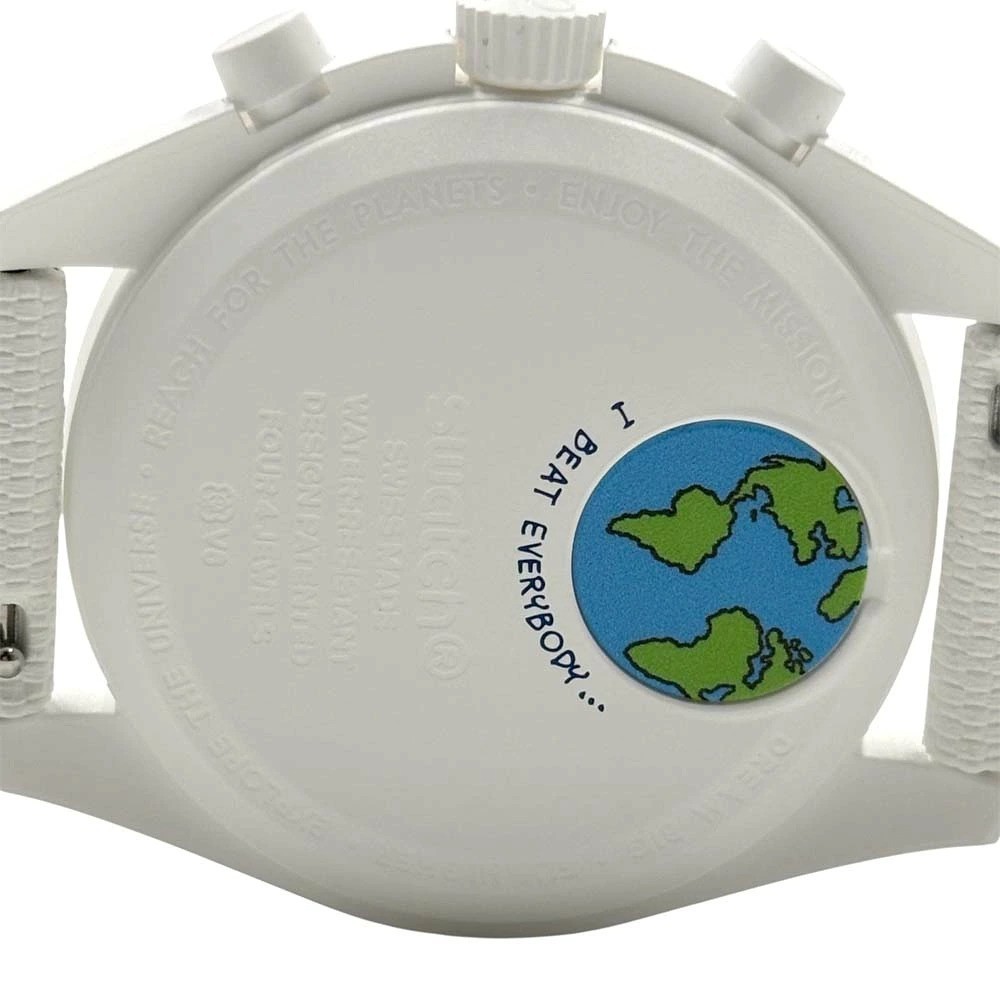 Omega x Swatch Mission to Earthphase Moonshine Gold Snoopy SO33W701L Snowflake