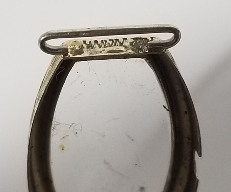 antique jax 20kt white gold women ladies wrist watch 3.4 g 1920s repair / scrap