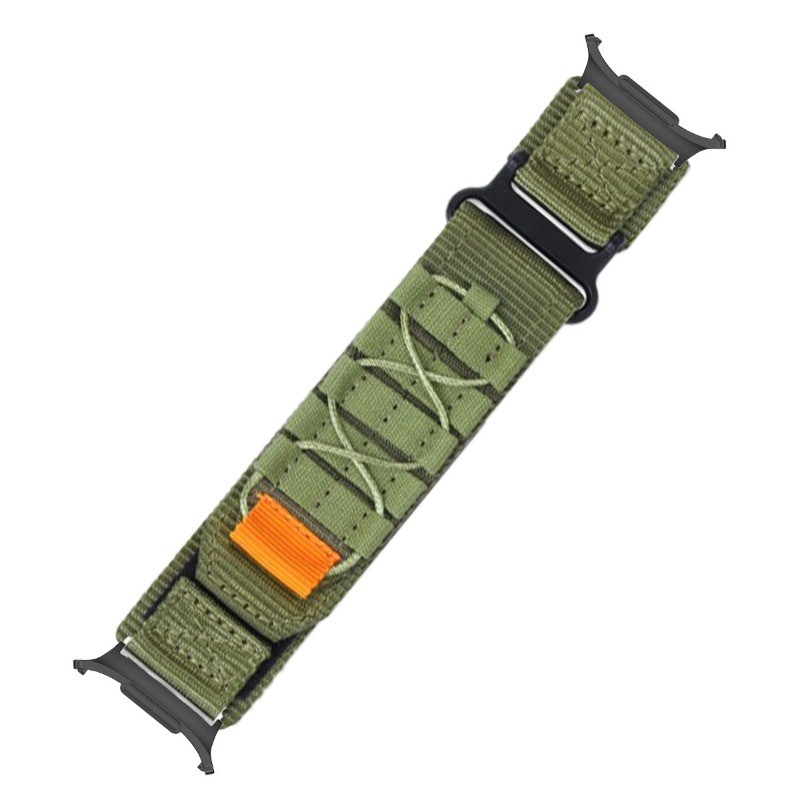 For Samsung Galaxy Watch 7 Ultra 47mm Sports Nylon Woven Watch Strap Colourful