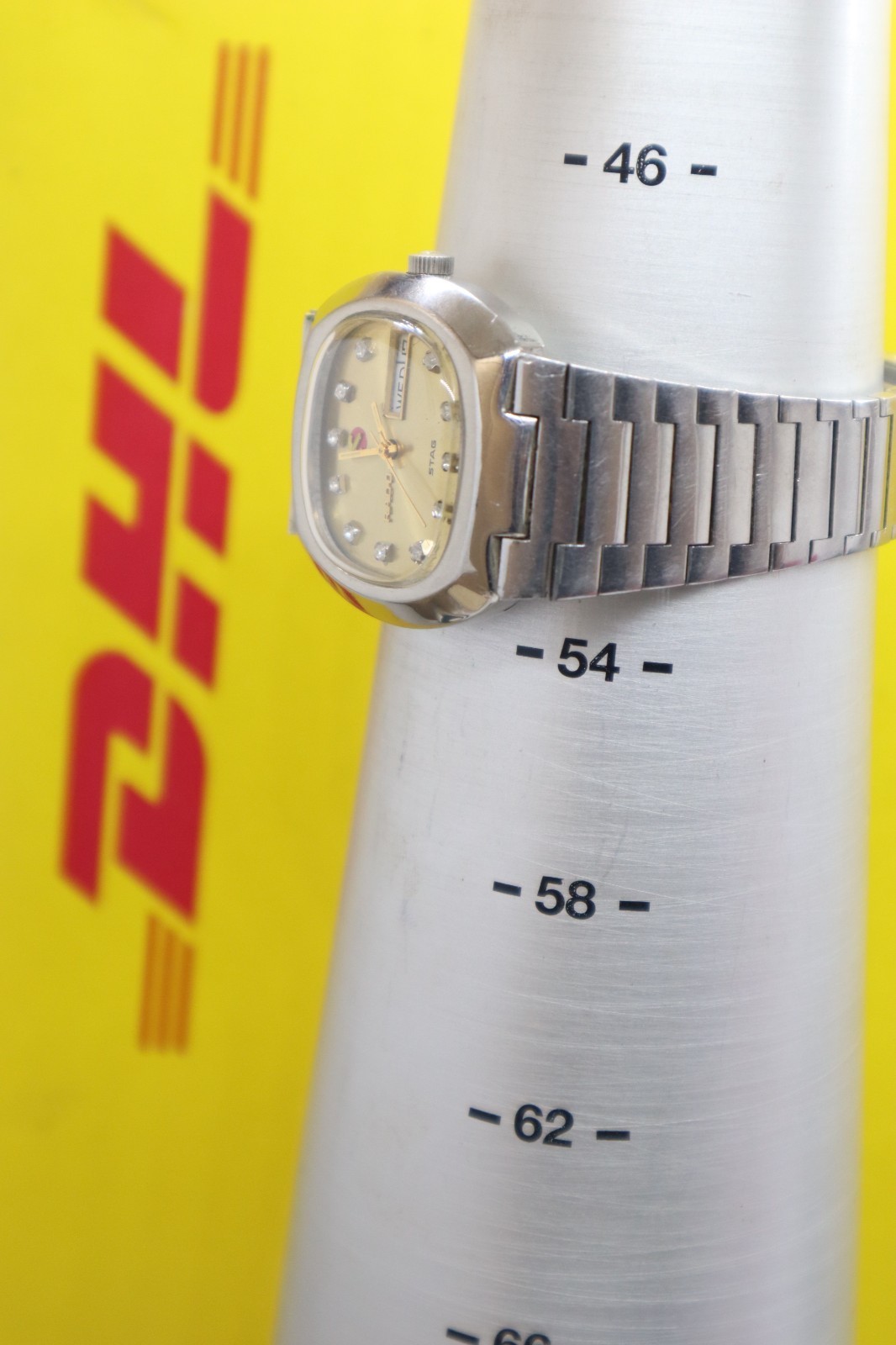 VTG Rado Stag Automatic Day-Date Men’s Watch 17 Jewels ETA 2879 Swiss Fully Work