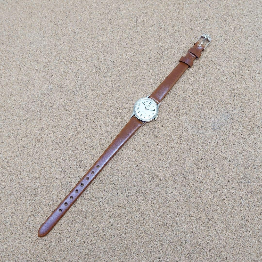Overhauled Omega Geneve Arabic Numerals Ladies 1973 Safe packing!