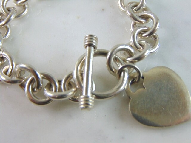 Womens Vintage Estate Sterling Silver Charm Bracelet 43.3g E5780