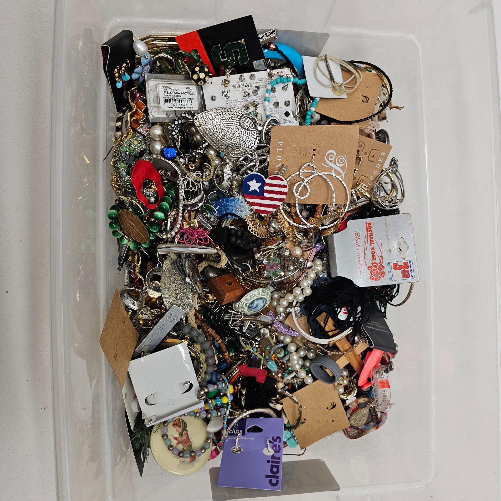 Costume Jewelry Mixed Lot 22.4lbs Crafting Collection