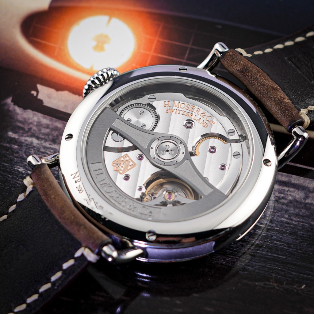 H. Moser & Cie. Heritage Centre Seconds Funky Blue FULL SET 42mm REF 8200-1201