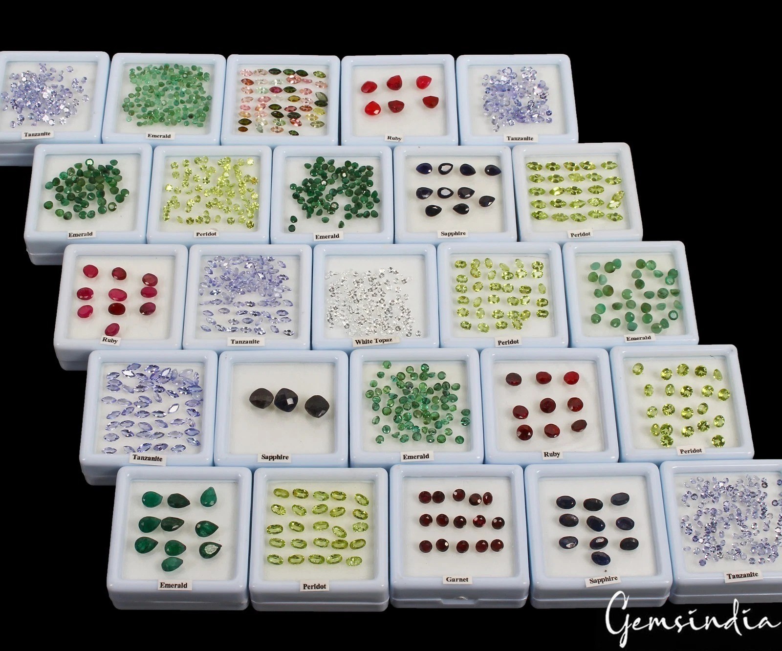 1038 Pcs Estate Genuine Semi Precious Loose Mix Cut Multi Gems 25 Lot Collection