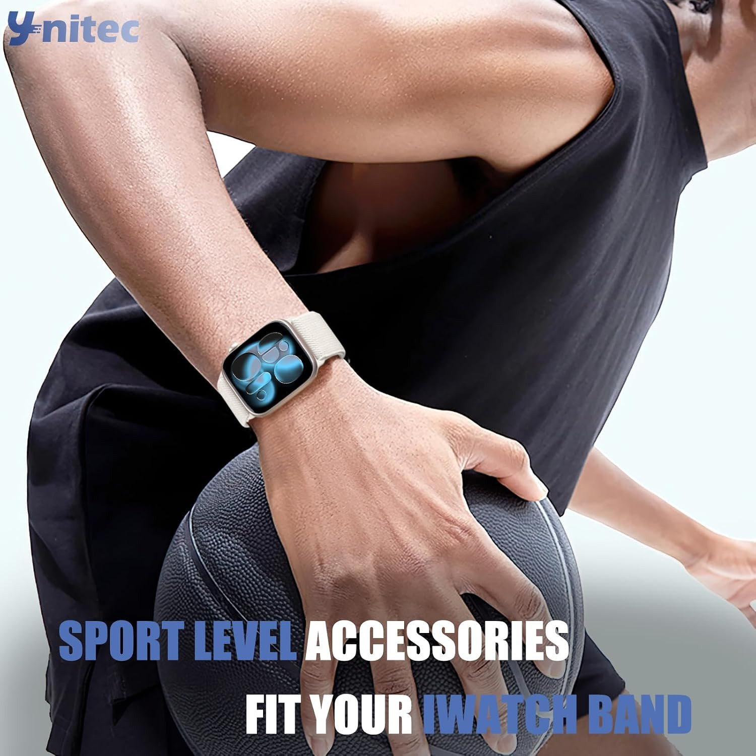 Stretchy Nylon Loop Band for Apple Watch 40Mm 38Mm 41Mm 42Mm, Sport Ankle/Arm/Wr