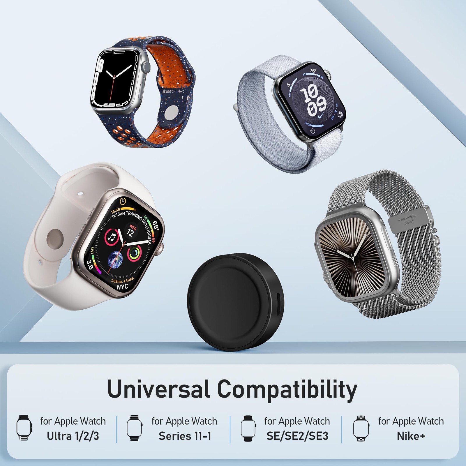 for 5W Apple Watch 11 USB C Charger,Magnetic USBC Apple Watch Charging Adapte…