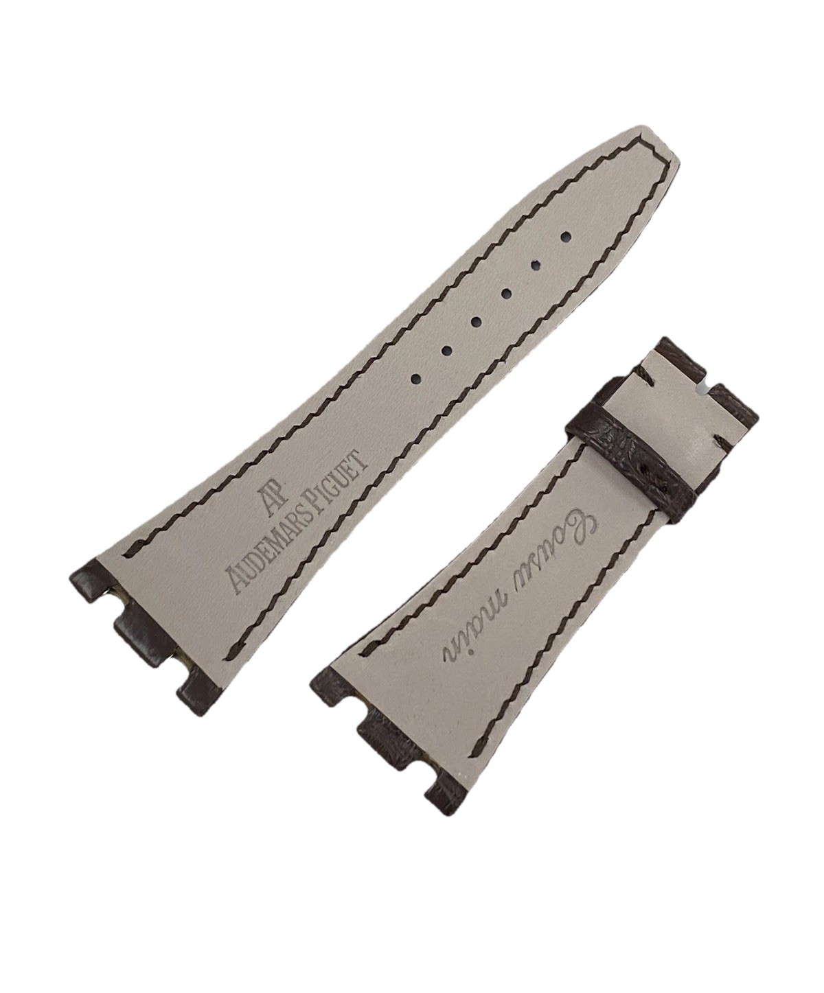 Genuine Audemars Piguet Royal Oak 26mm x 18mm Brown Leather Band Strap