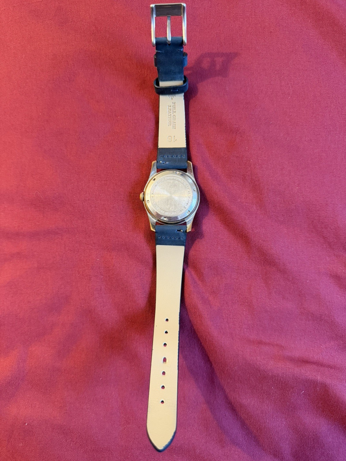 Vintage 1960s Gruen Precision Swiss Automatic 33mm Tropical Dial 510 SS Running