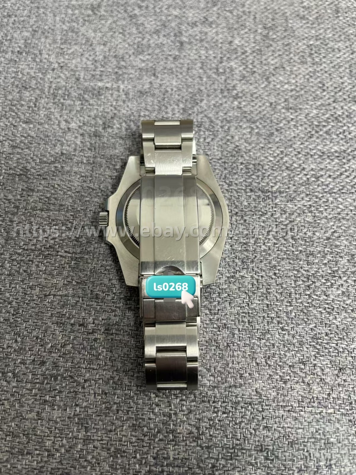 DIY SET for 3130 40MM Watch case + dial + hands + Strap sapphire