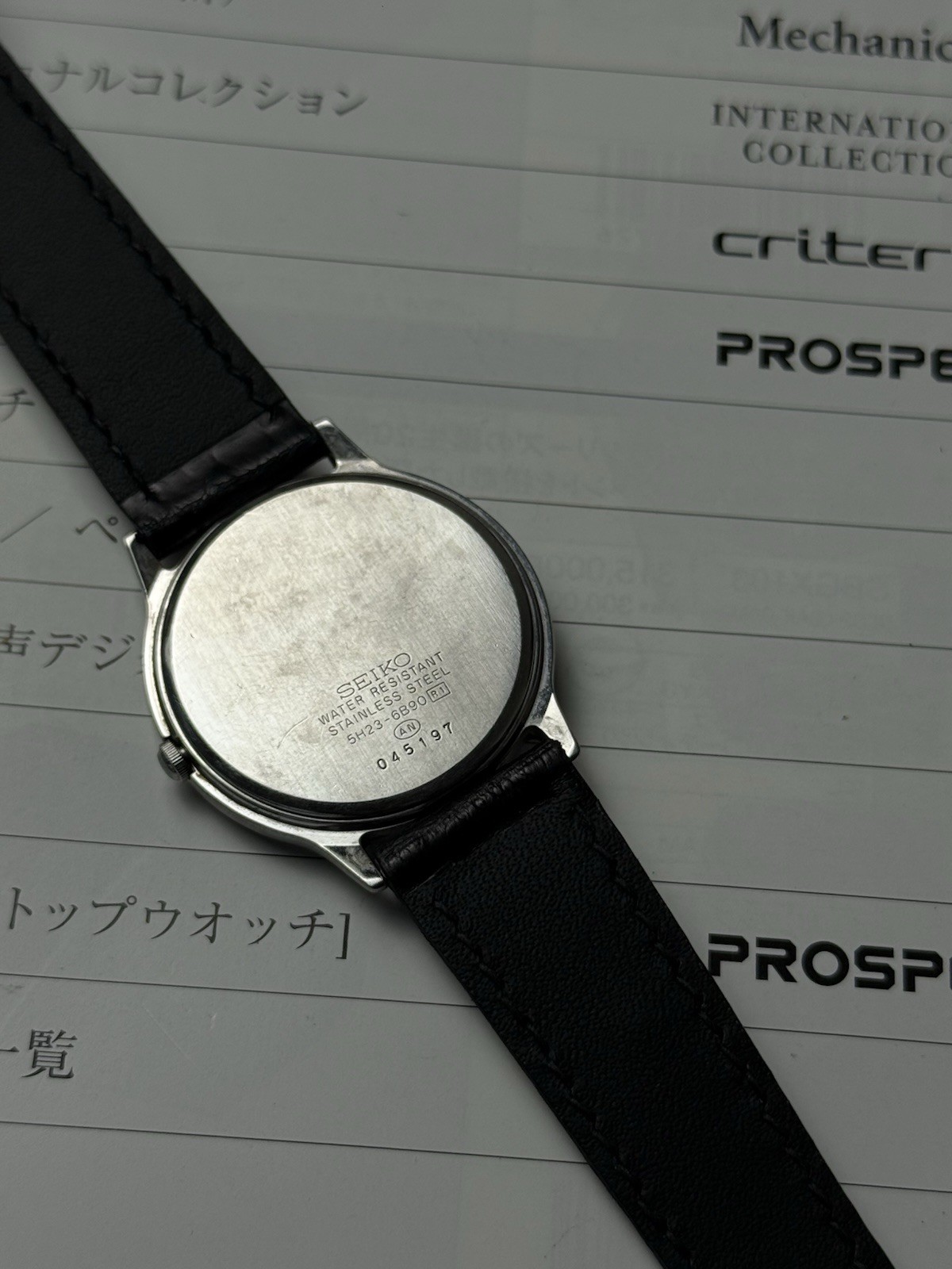 Vtg 1990 Seiko Contemporary Basic 5H23-6B90 Men’s Watch [Near Mint]