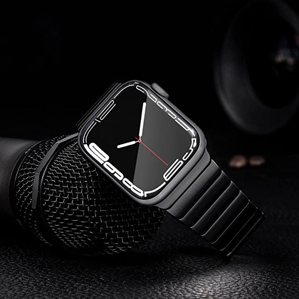 Stainless Steel Link Bracelet Band for Apple Watch 49mm Ultra 2 | 10 9 8 7 6 5 4
