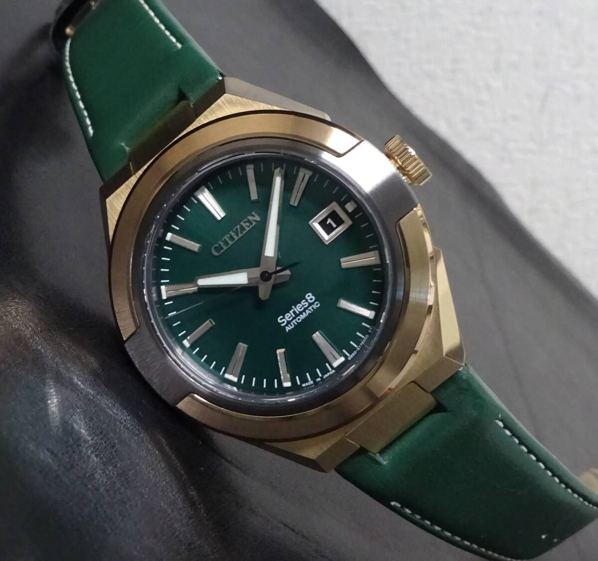 Citizen NA1002-15W Automatic Stainless Steel Green