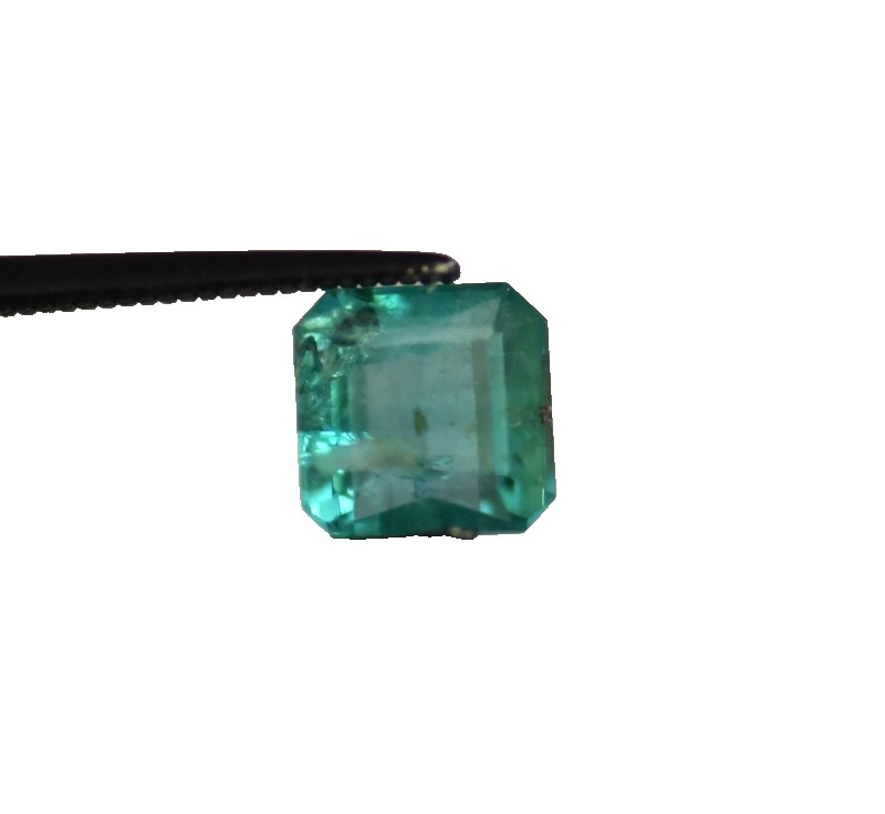 EMERALD .63 CT NATURAL COLOMBIAN EMERALD LOOSE STONE GEMSTONE 5 X 5 mm
