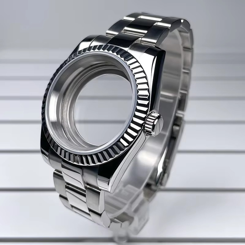 36Mm/39Mm NH35 Case Fluted DJ Bezel Sapphire Glass 316L Soild Stainless Steel Se