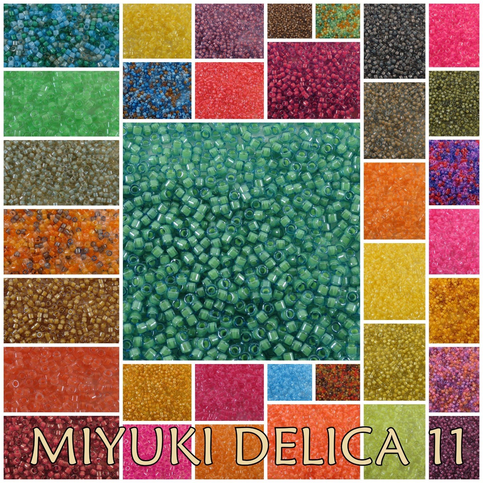 Delica 11/0 Miyuki LUMINOUS Seed Beads #2031-2068