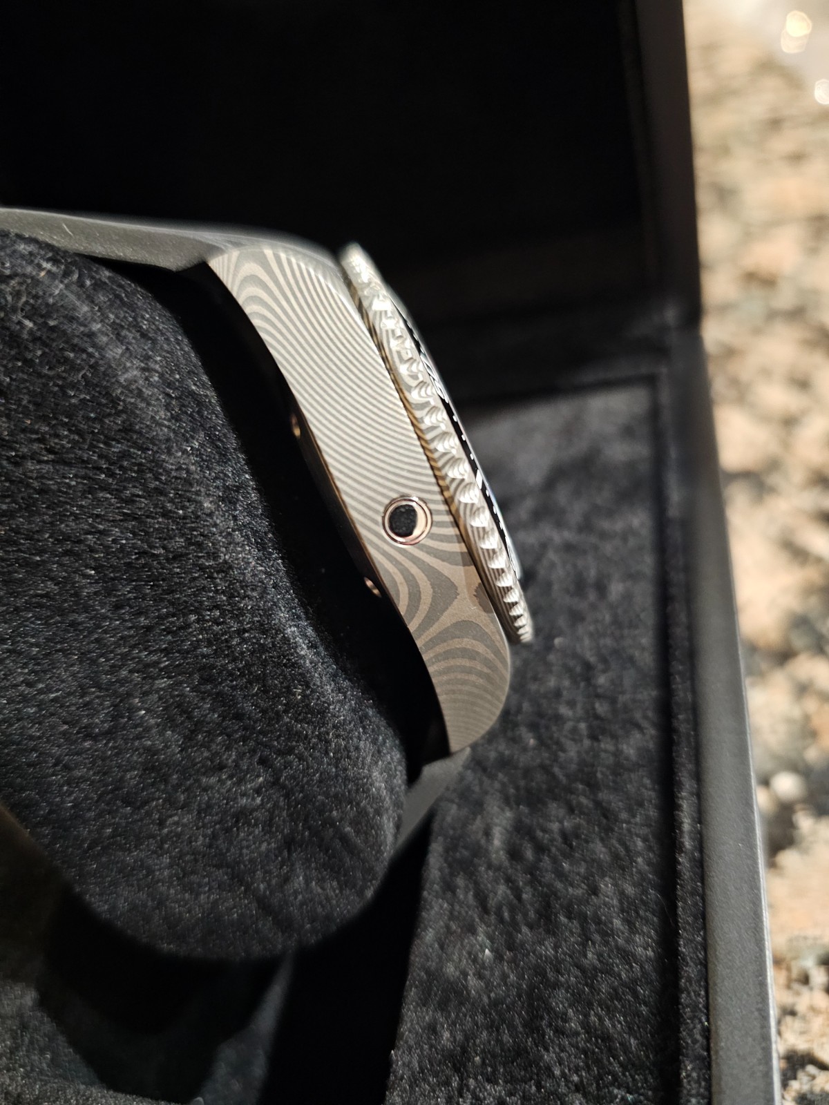 OceanX Sharkmaster 300 Damascus Steel SMS324 Limited Edition 44mm Watch SW200