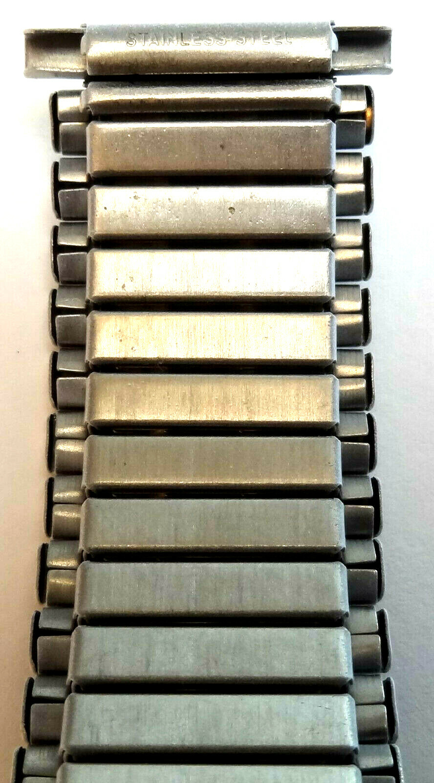 Black & White (Painted Enamel) on Stainless Steel Expansion 16-22mm Watch Band