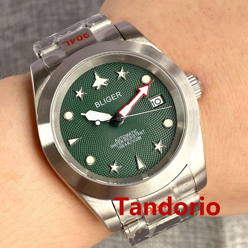 36mm/39mm Automatic Men’s Watch NH35 Movement Brushed Case Sapphire Crystal Date