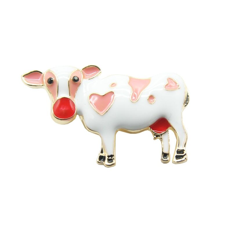 Fashion Classic Luxury Animal Brooch Rhinestone Pearl Pin Jewelry New Year Gift