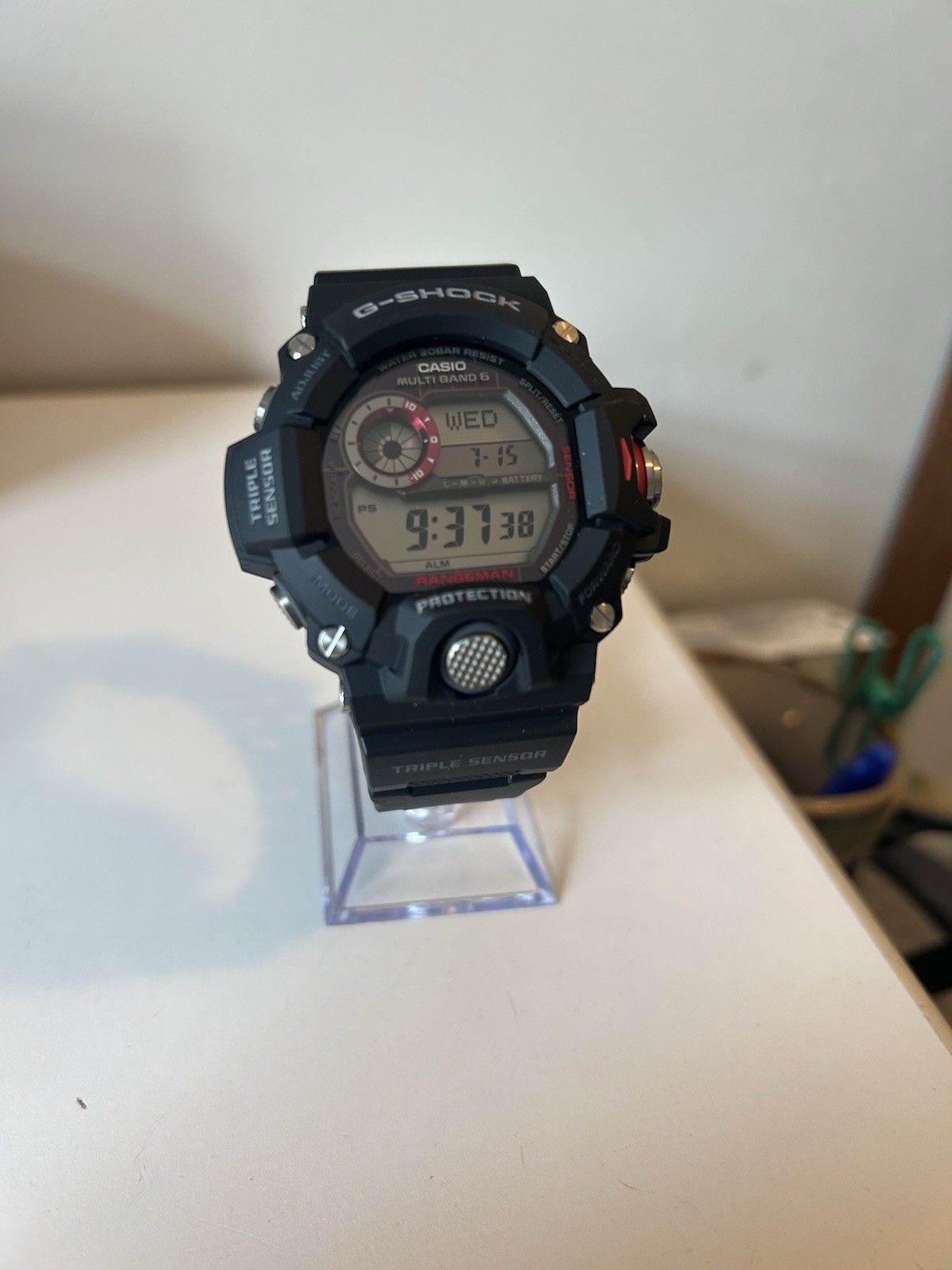 G-SHOCK Rangeman Tough Solar Multi Band 6 200m Digital Watch w/ Box & Manual