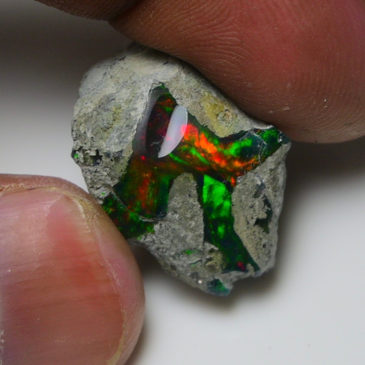 21.10 Cts Smooth Black Ethiopian Opal Rough, Ideal for Jewelry – Smoked Opal Raw