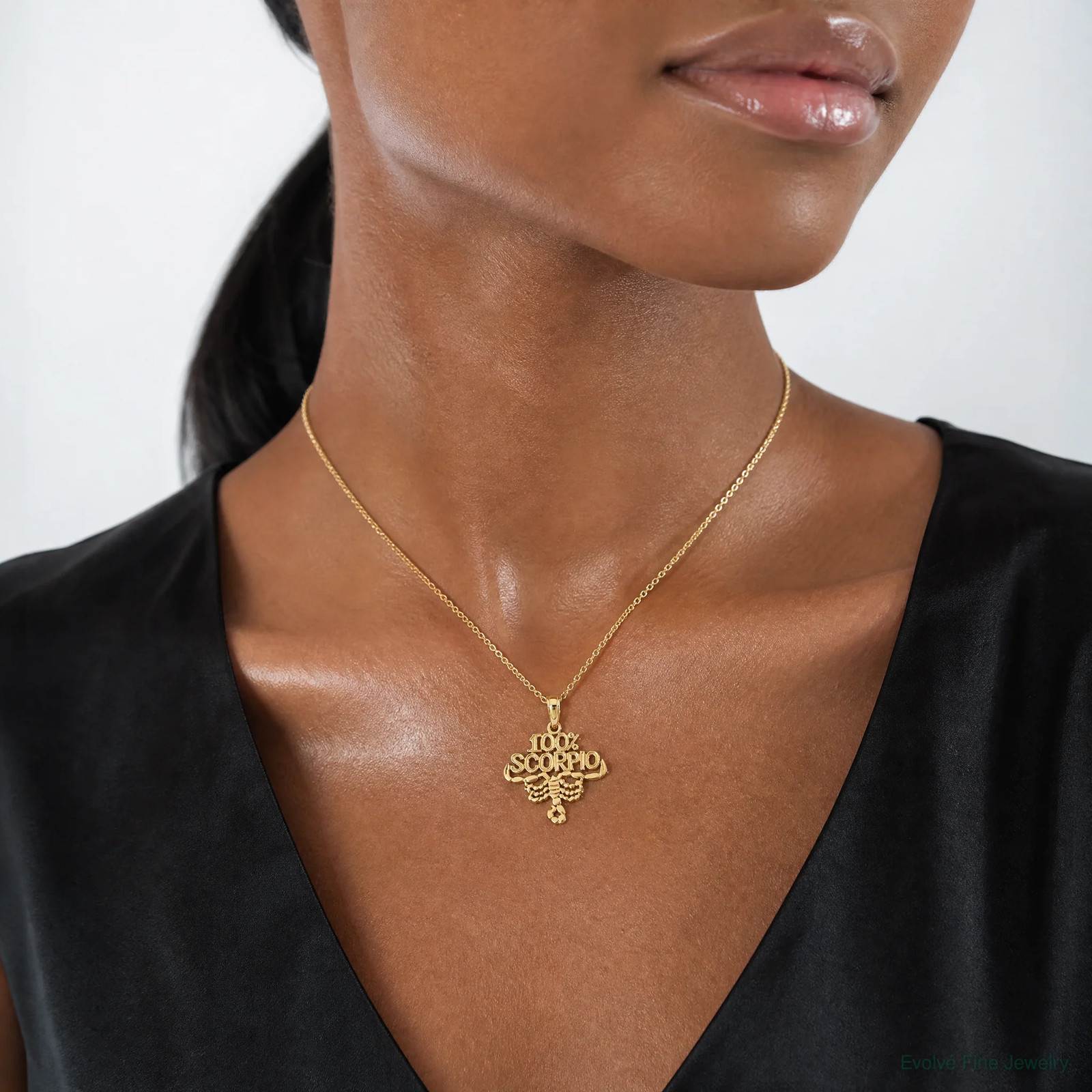 10K / 14K Yellow Gold 100% SCORPIO Zodiac Charm
