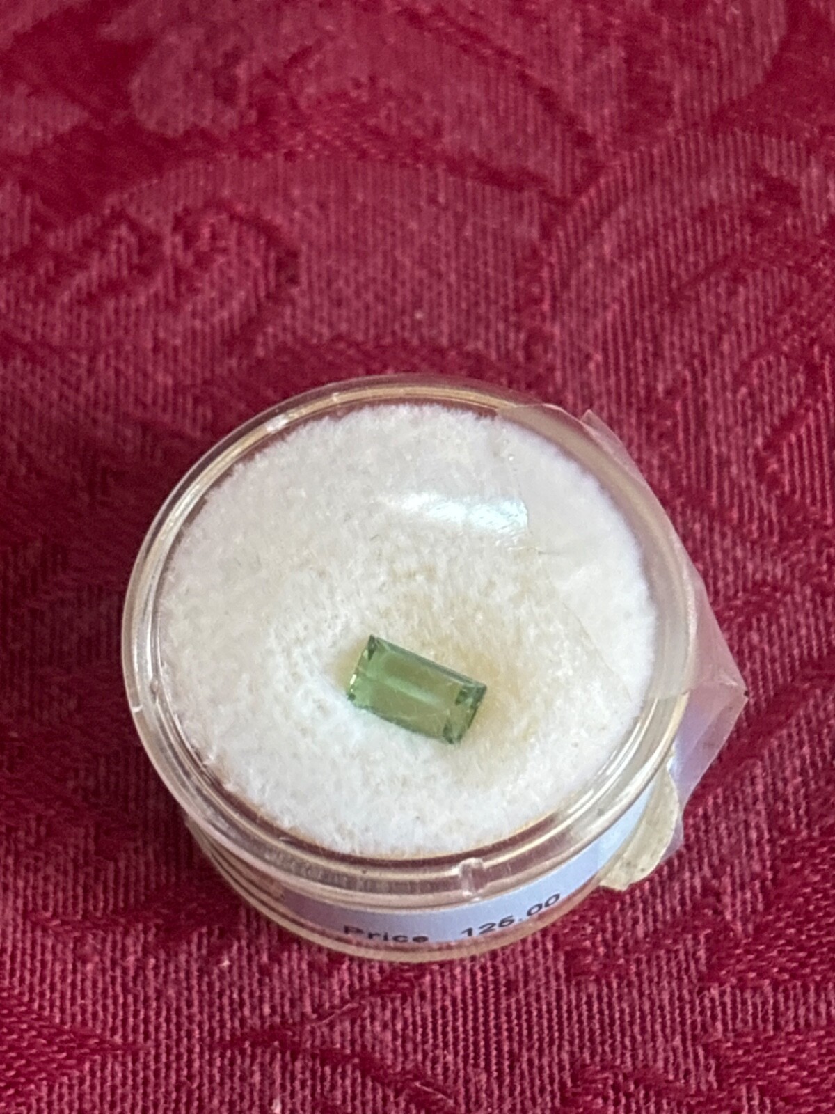 0•90 CT TOURMALINE BAGUETTE 7×4 mm~CUT BY GSN