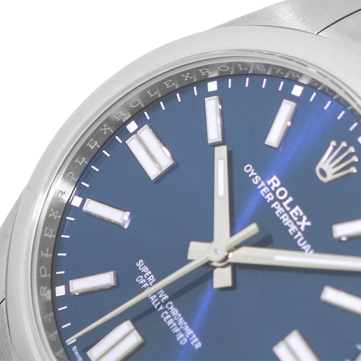 ROLEX Stainless Steel 41mm Oyster Perpetual Blue 124300 UNWORN 2025 Box Warranty