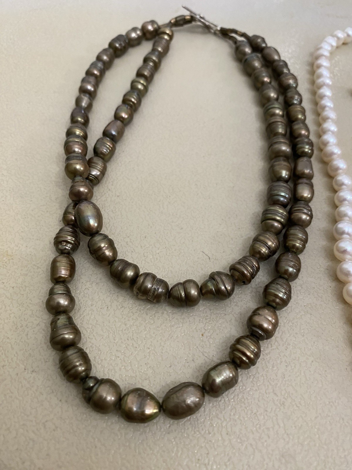 14k and 925 pearls lot