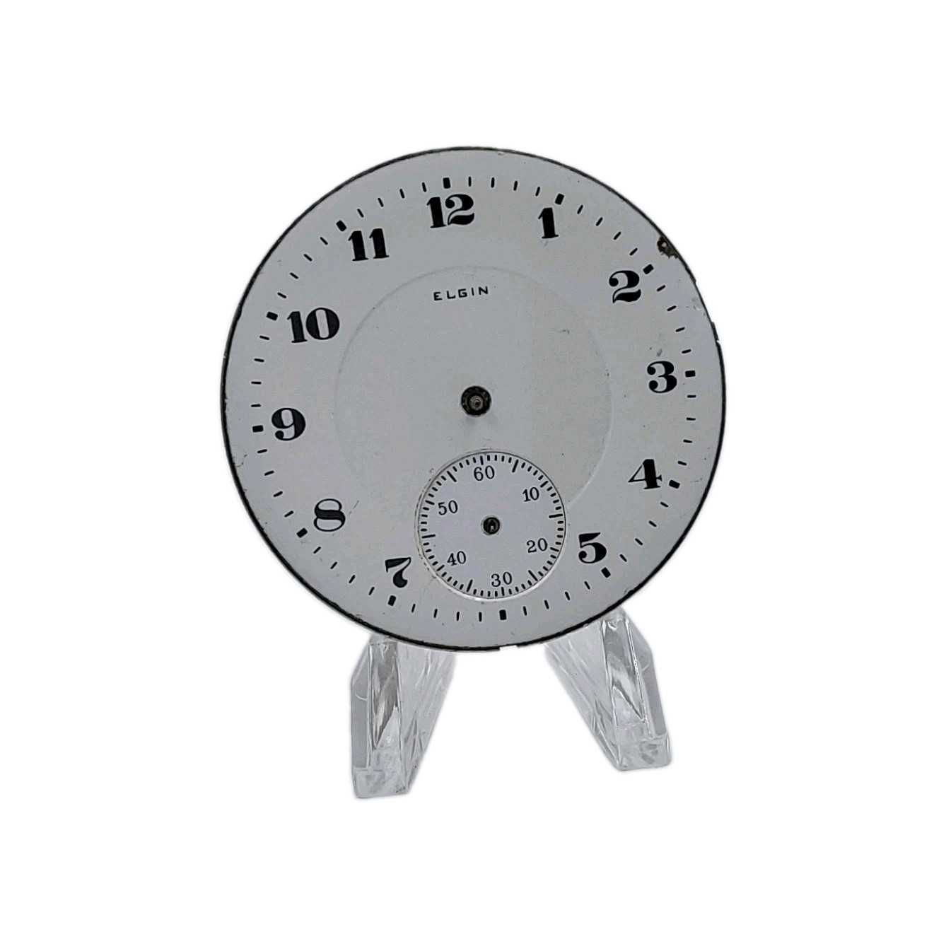 Elgin 291 16s Movement Double Sunk Enamel Dial Pocket Watch Parts 2057