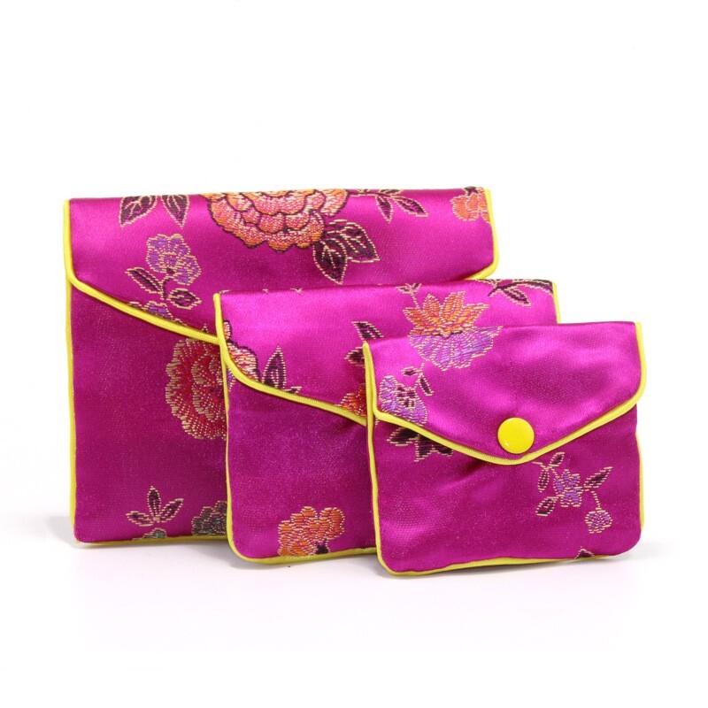 12-Pack Silk Jewelry Pouch, Gift Bags, Multicolor, Small/Medium/Large