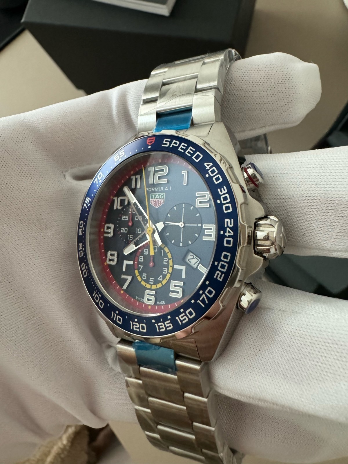 TAG Heuer Formula 1 X Red Bull Racing Quartz 43MM SS Men’s Watch CAZ101AL.BA0842