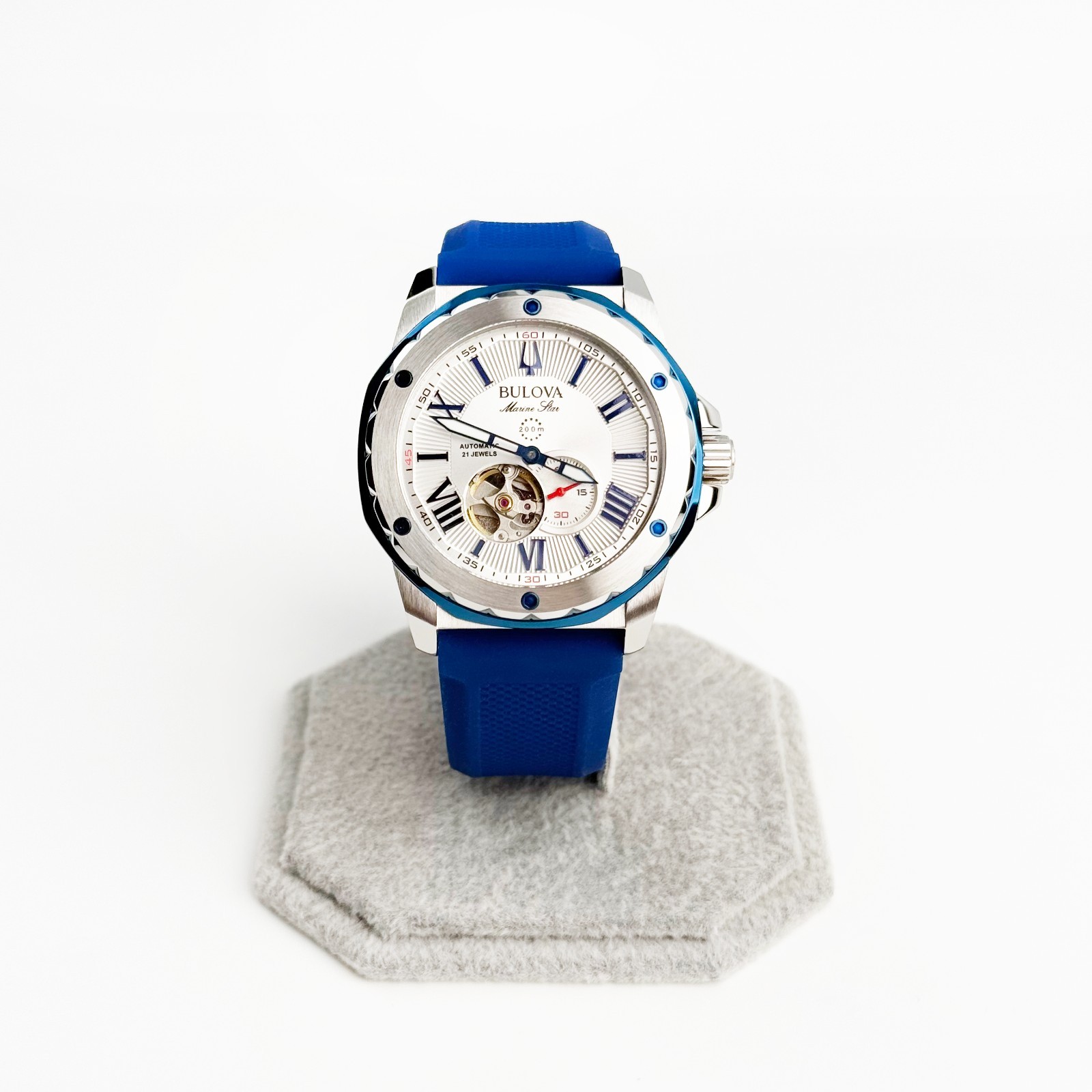 Bulova Marine Star Series A Classic Automatic Sports Men’s Watch 45 mm 98A225